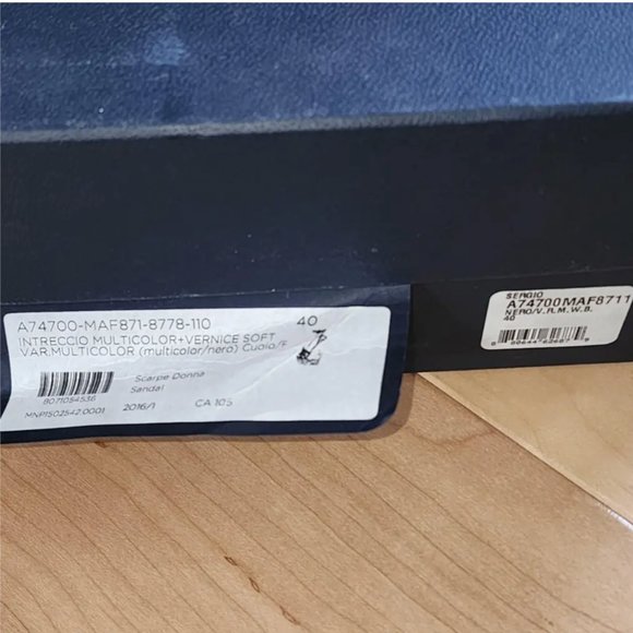 Sergio Rossi Multicolored platform sandals Sz 40 - Picture 7 of 7